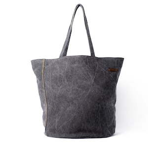 Sac fourre-tout, toile, sacs d'épicerie, sac à provisions, sac de marché, sac d'école, sac à bandoulière en velours côtelé, sac à main, unisexe, toile grise/fourre-tout spacieux