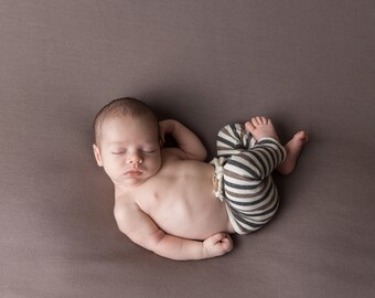 Striped newborn pants