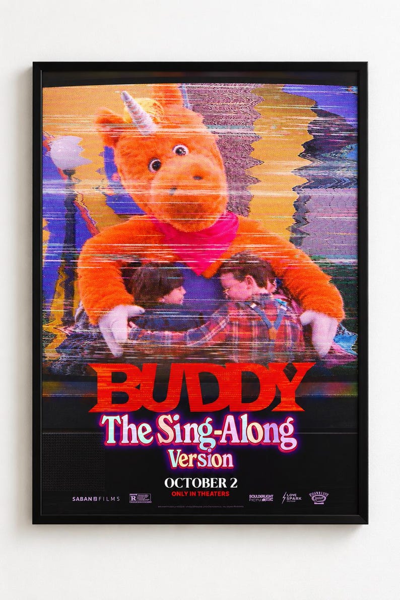 Two Option Guide Poster BUDDY Movie Poster 2026, the Sing-along Version, Horror Comedy Film ...
