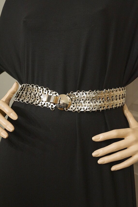 Paco Rabanne Belt / Vintage 1960s 1970s Space Age… - image 1