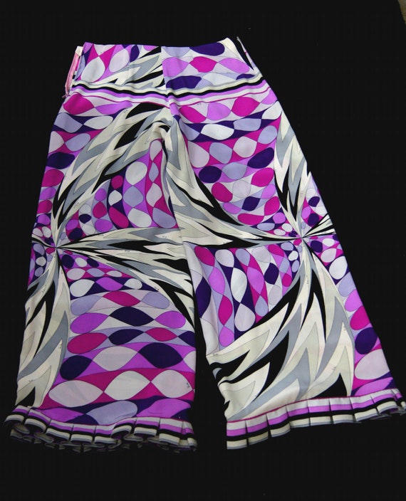 60s Emilio Pucci Silk Pants / Pucci Designer Silk… - image 6