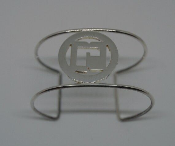 Vintage Paco Rabanne Minimalist Cuff Bracelet / P… - image 9