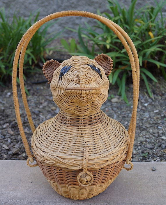 Vintage Woven Basket Purse – Showstopper Vintage