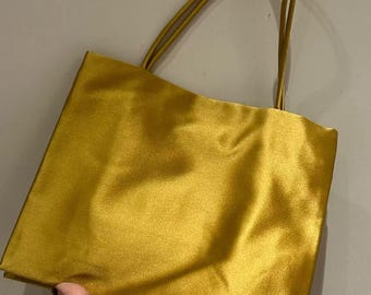 Satin-Schultertasche, lässige quadratische Damen-Shopper-Tasche, leichte Nylon-Handtasche, trendige Alltagstasche, Geschenkidee