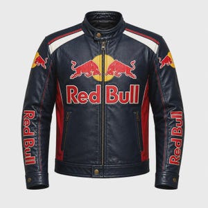 Red bull leather racing jacket - Etsy 日本