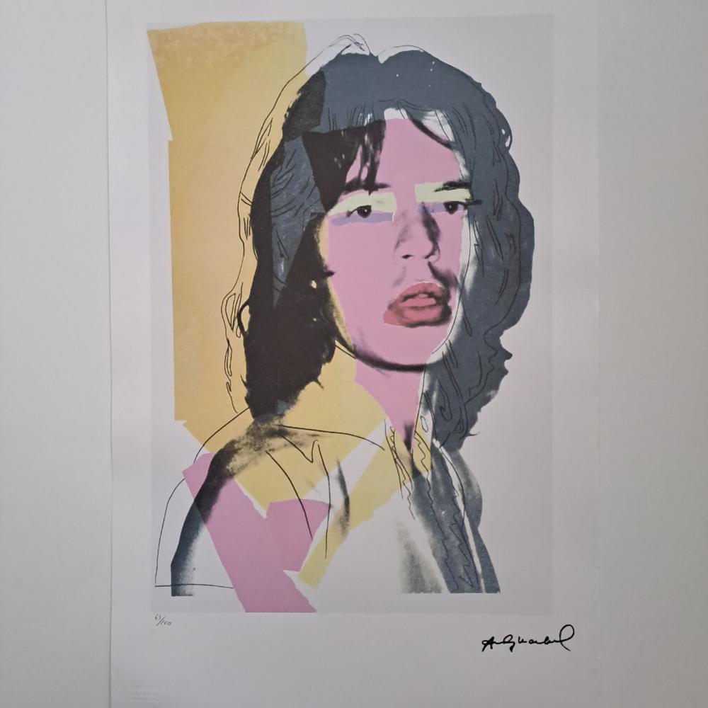 Mick jagger andy warhol poster - Etsy 日本