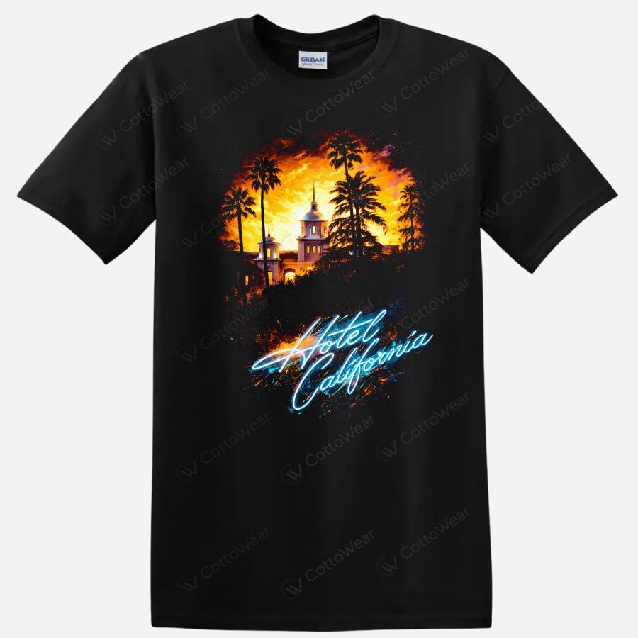 Vintage Hotel California Tshirt - Etsy