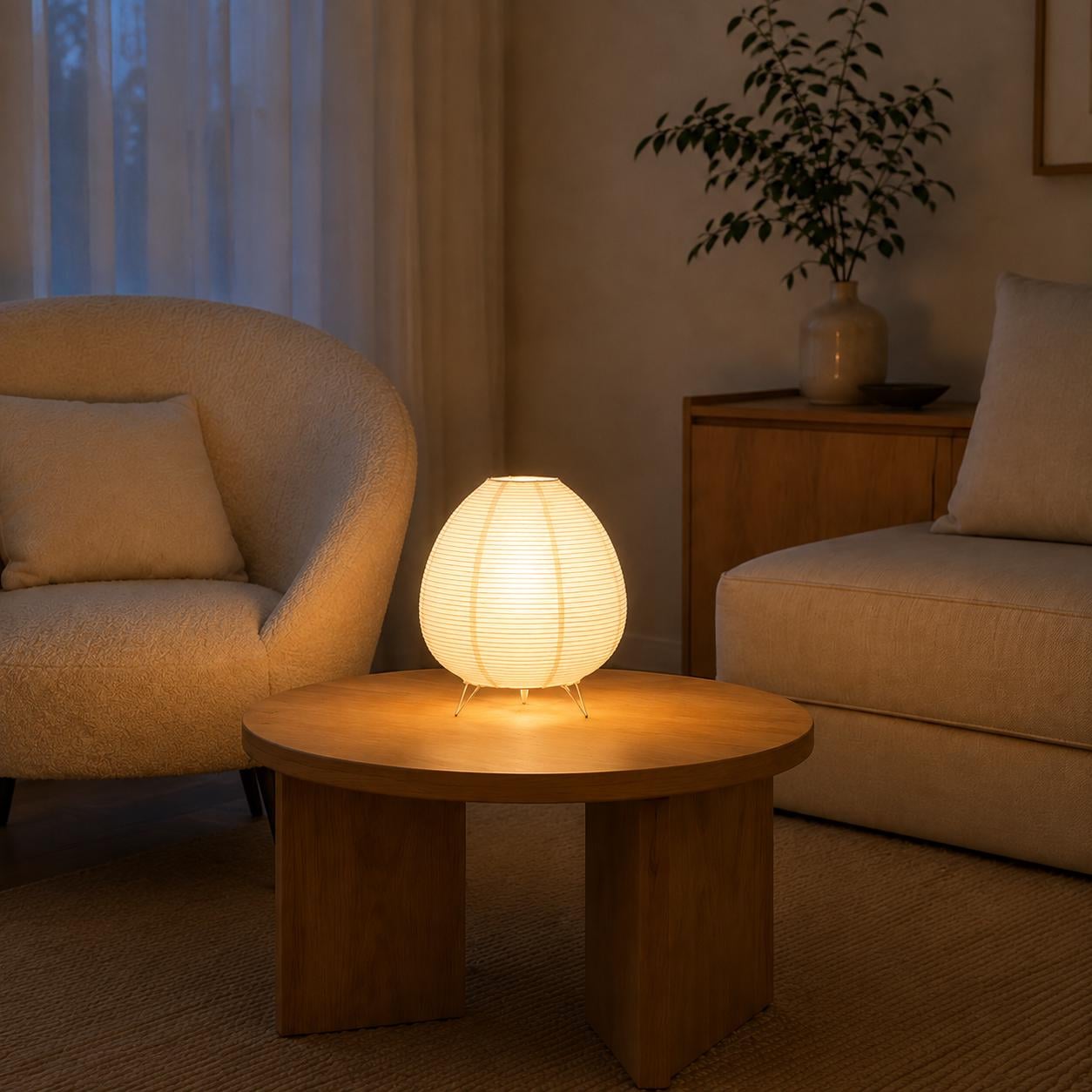 Japandi lamp - Etsy 日本