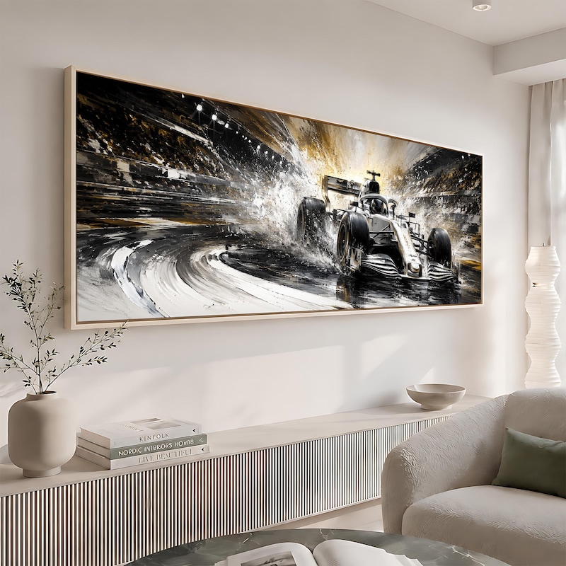 Auto Racing Canvas Prints - Etsy