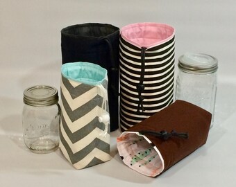 mason jar lunch bag