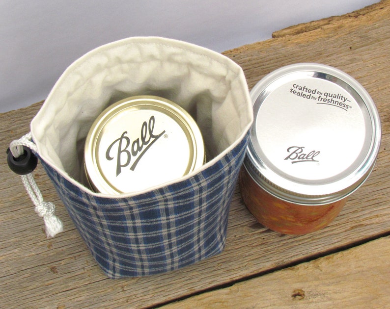 Mason Jar Carrier Bag PATTERN Jars to Go Single Instant Etsy UK