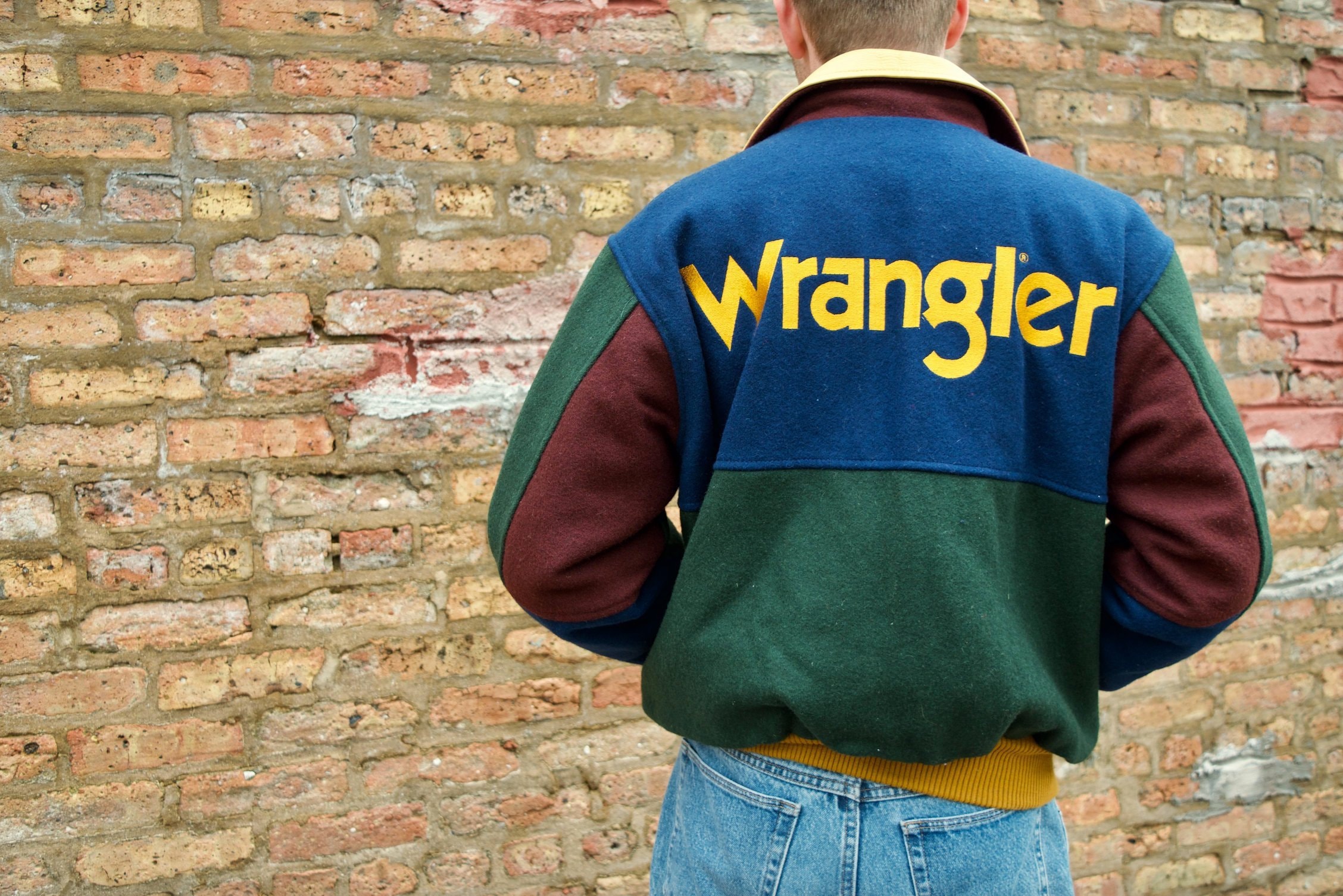 Vintage Wrangler Wrangler Baseball Jacket Vintage 90s Wrangler