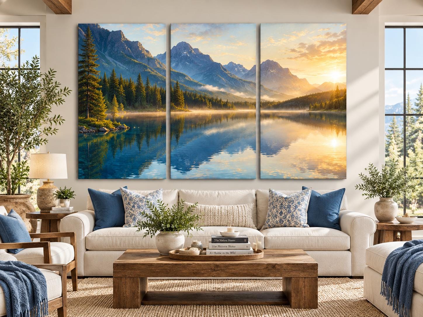 3 Piece Sunrise Art - Etsy