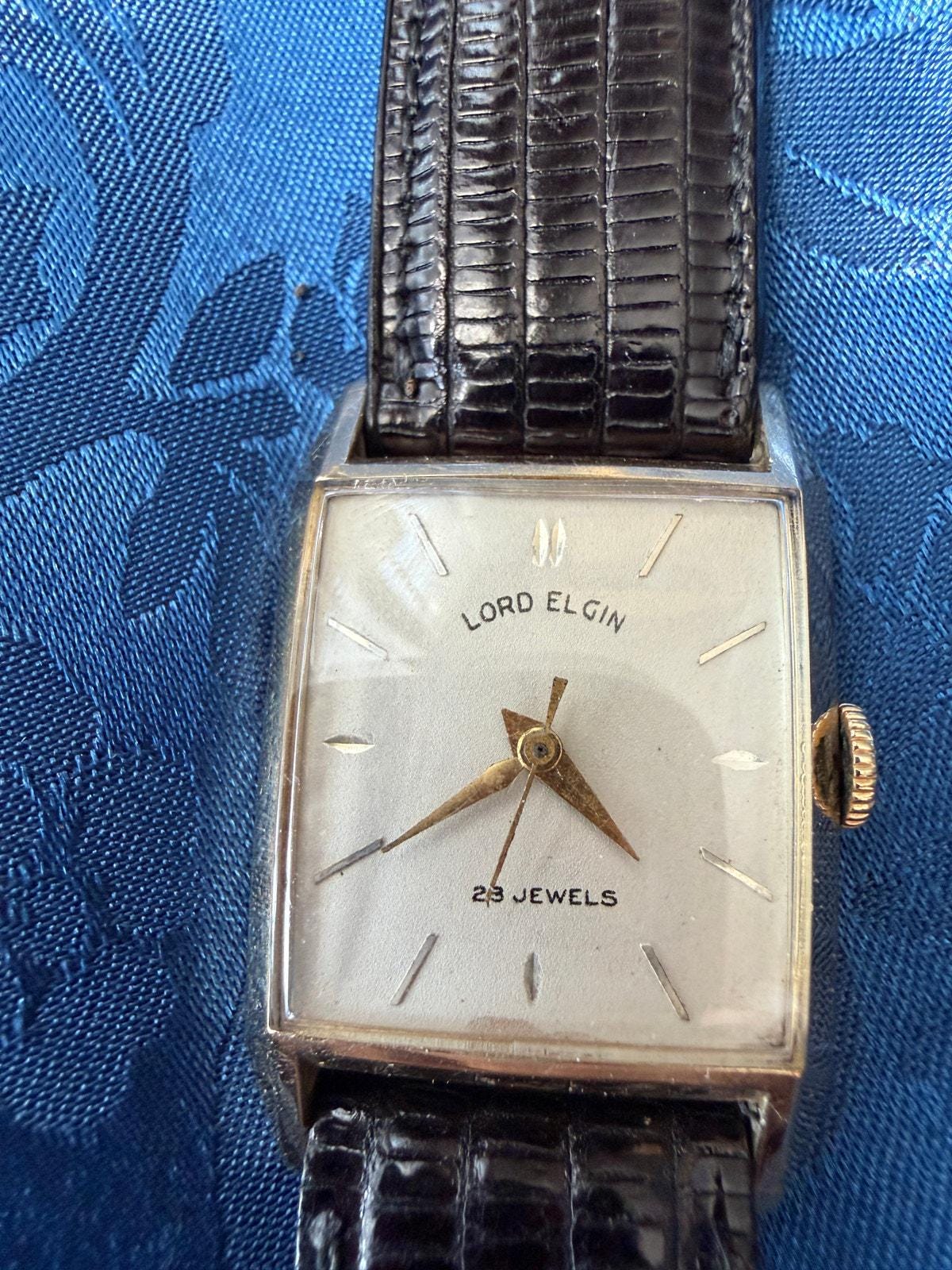 レトロ LORD ELGIN 23 JEWELS 本体 ジャンク Lord Elgin 23 Jewels - Etsy