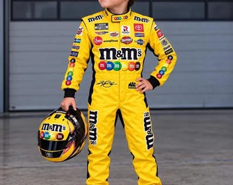 M&M Kyle Busch Halloween 2026 Kostuum Go Kart Racepak – Op maat gemaakt kartpak Sportkleding