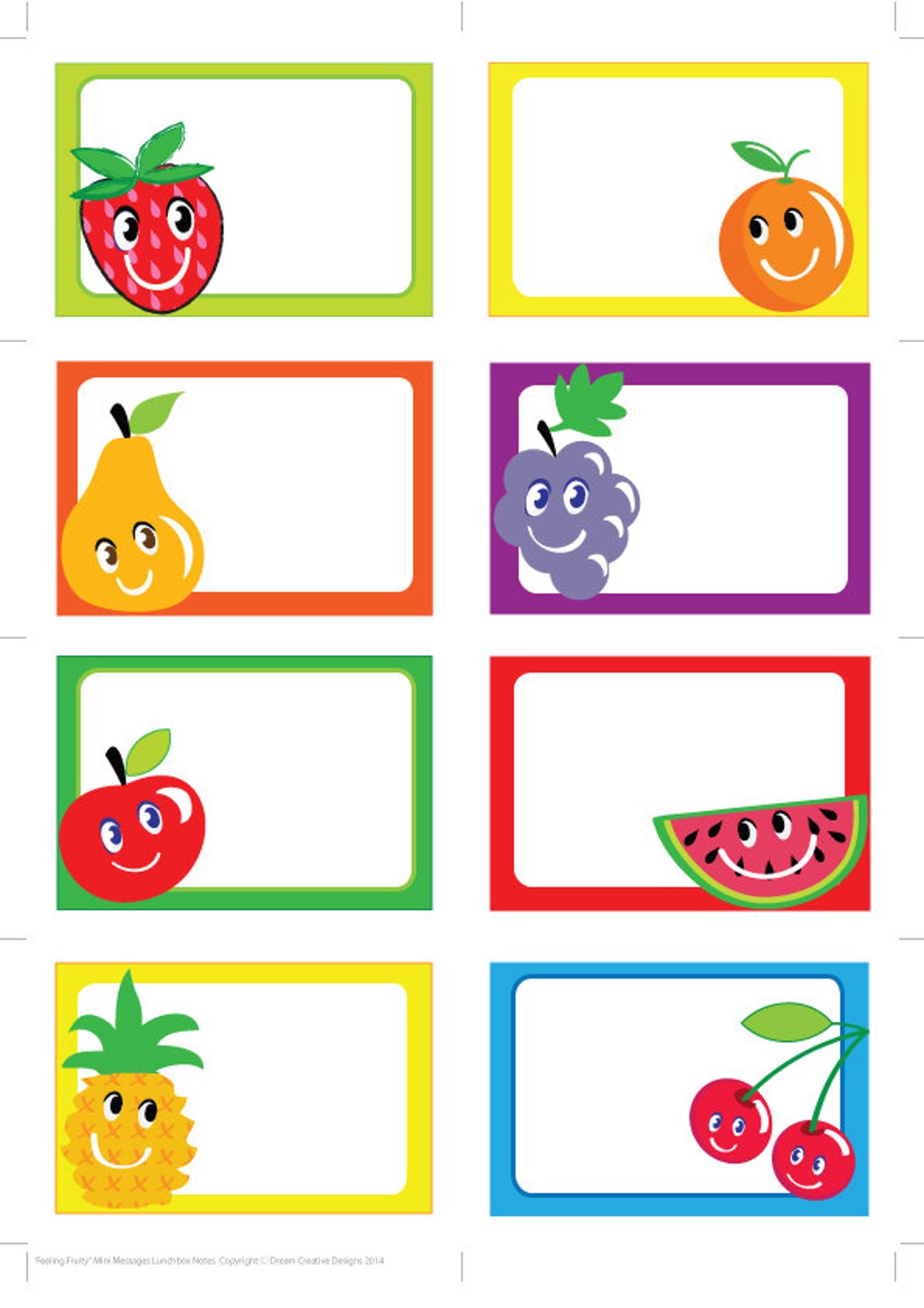 Printable Lunchbox Notes for Kids Mini Messages - Etsy