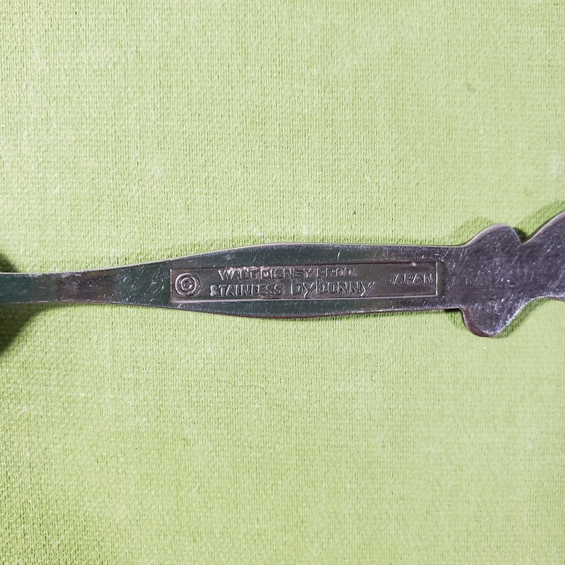 Vintage Mickey Mouse Stainless Baby Spoon Walt Disney Prod. Etsy