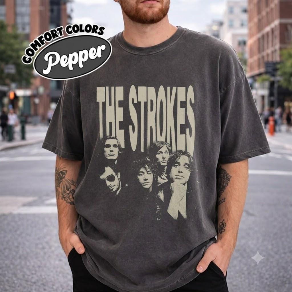 The Strokes T Shirt Band - Etsy