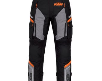 Spodnie motocyklowe KTM Orange Adventure Riding Pants Men Biker Offroad Racing Cargo Pants