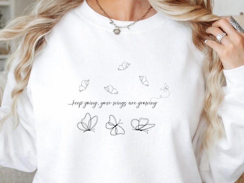 Keep Going, Your Wings Are Growing PNG, Motivational PNG, Sublimation ...