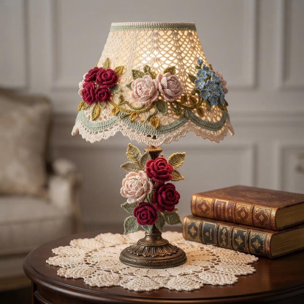 Vintage Lampshade - Etsy Norway