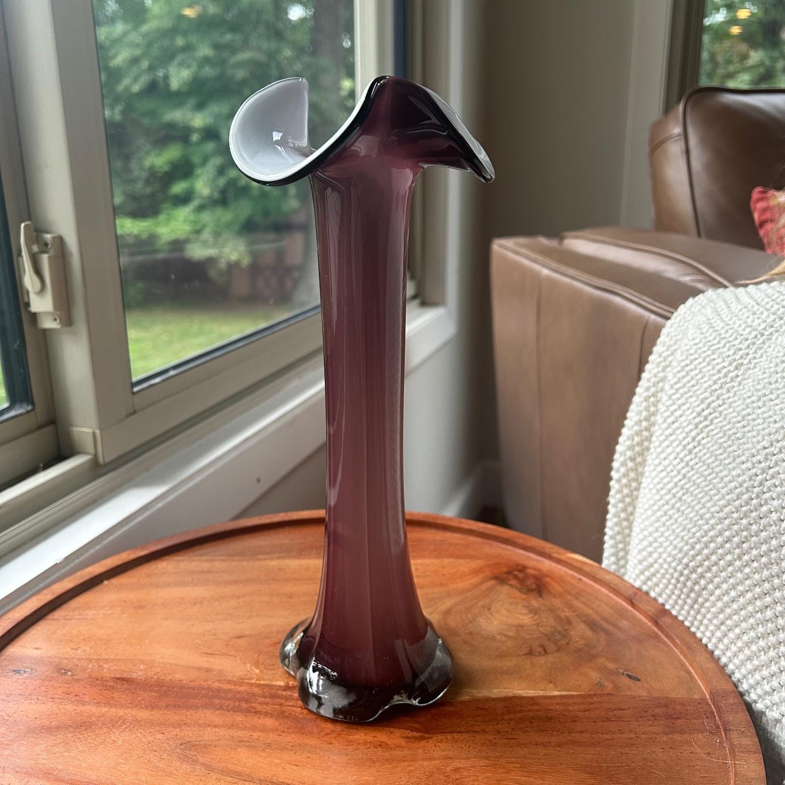 Jack in the Pulpit Vase Purple - Etsy