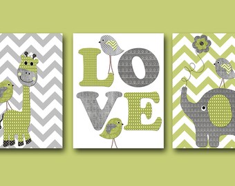 Giraffe Nursery Wall Art Baby Boy Nursery Art Baby Nursery Etsy