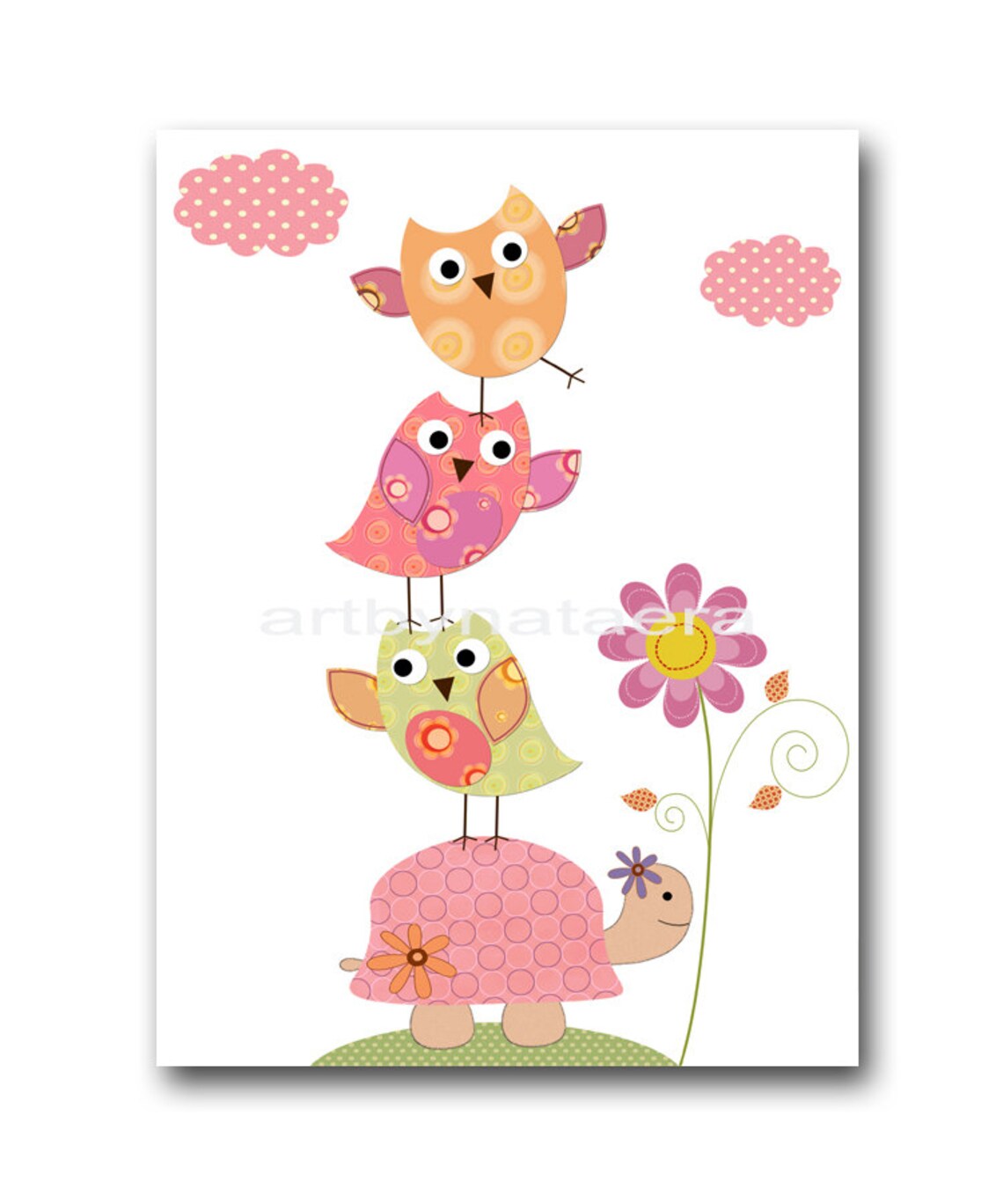 Baby Girl Nursery Print Baby Art Kids Wall Art Baby Girl Etsy