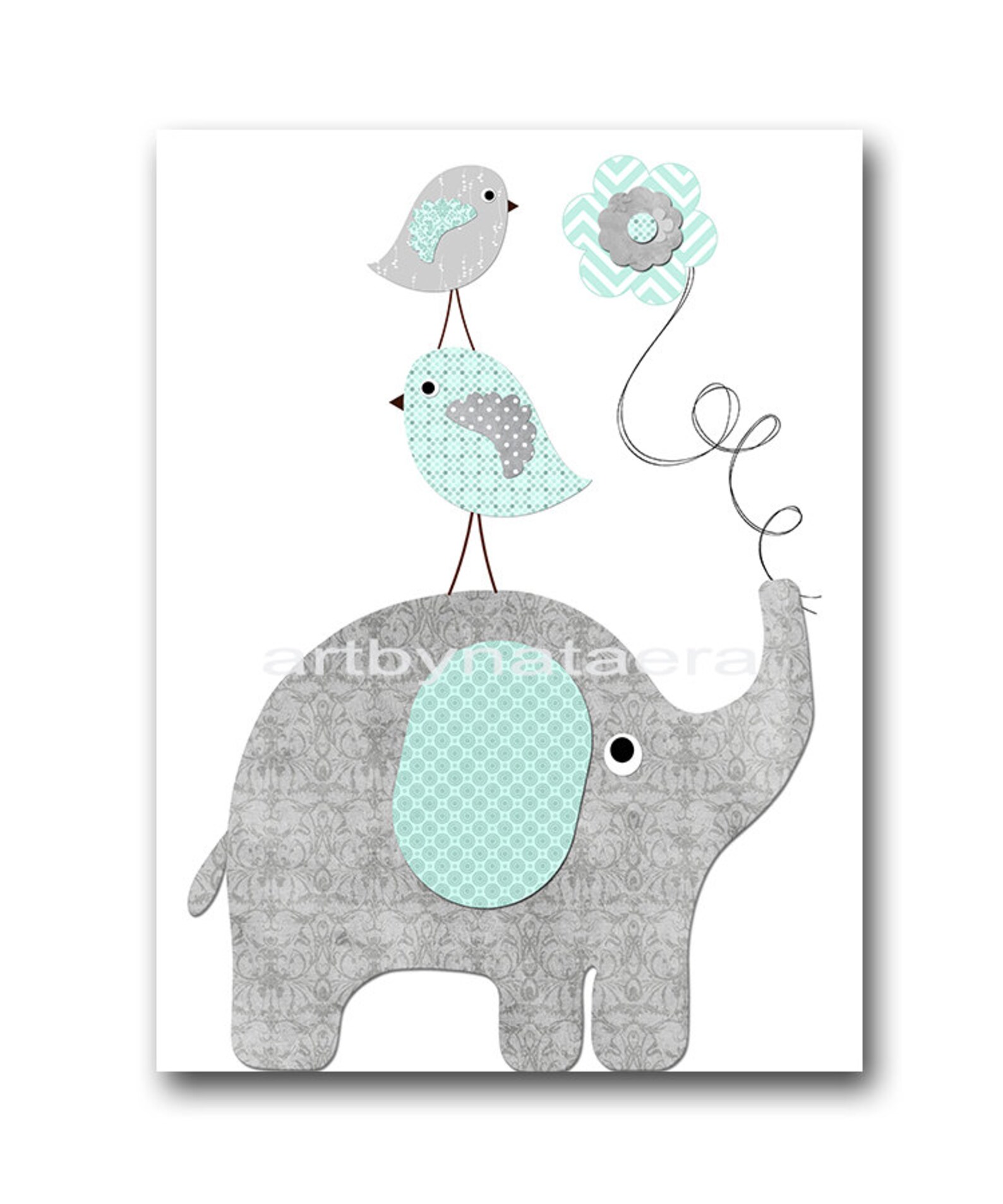 Baby Nursery Print Kids Room Decor Baby Boy Nursery Art Etsy