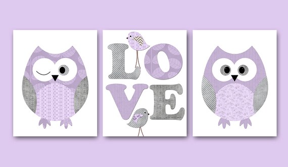 Kids Wall Art Owl Nursery Print Owl Decor Baby Nursery Decor Etsy