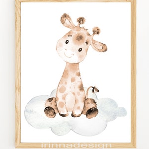 Custom Baby Name Neutral Nursery Art Initial Prints Personalized Elephant Wall Decor Boy Children girl set of 3 for Kids beige gray digital image 5