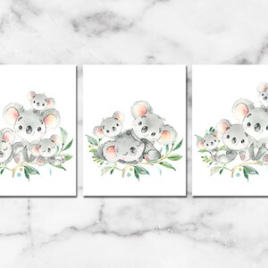Australian Animals Prints Nursery Wall Art Decor Koala Poster - Etsy