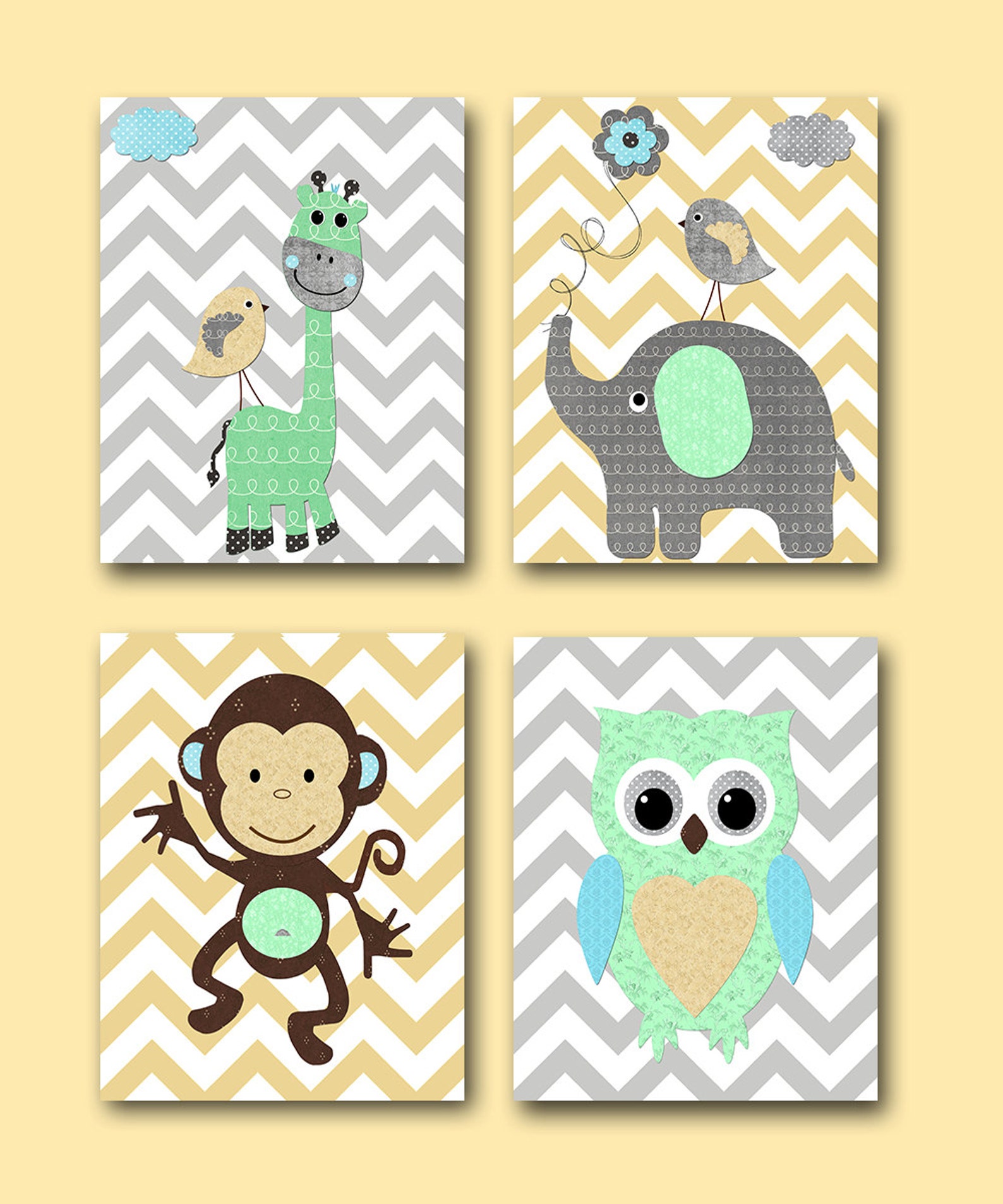 Baby Boy Nursery Art Print Children Wall Art Baby Room Decor Etsy