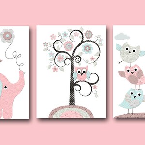 elephant room decor for baby girl