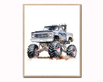 Cartoon Monster Truck  Monster trucks, Lifted trucks, Monster truck art