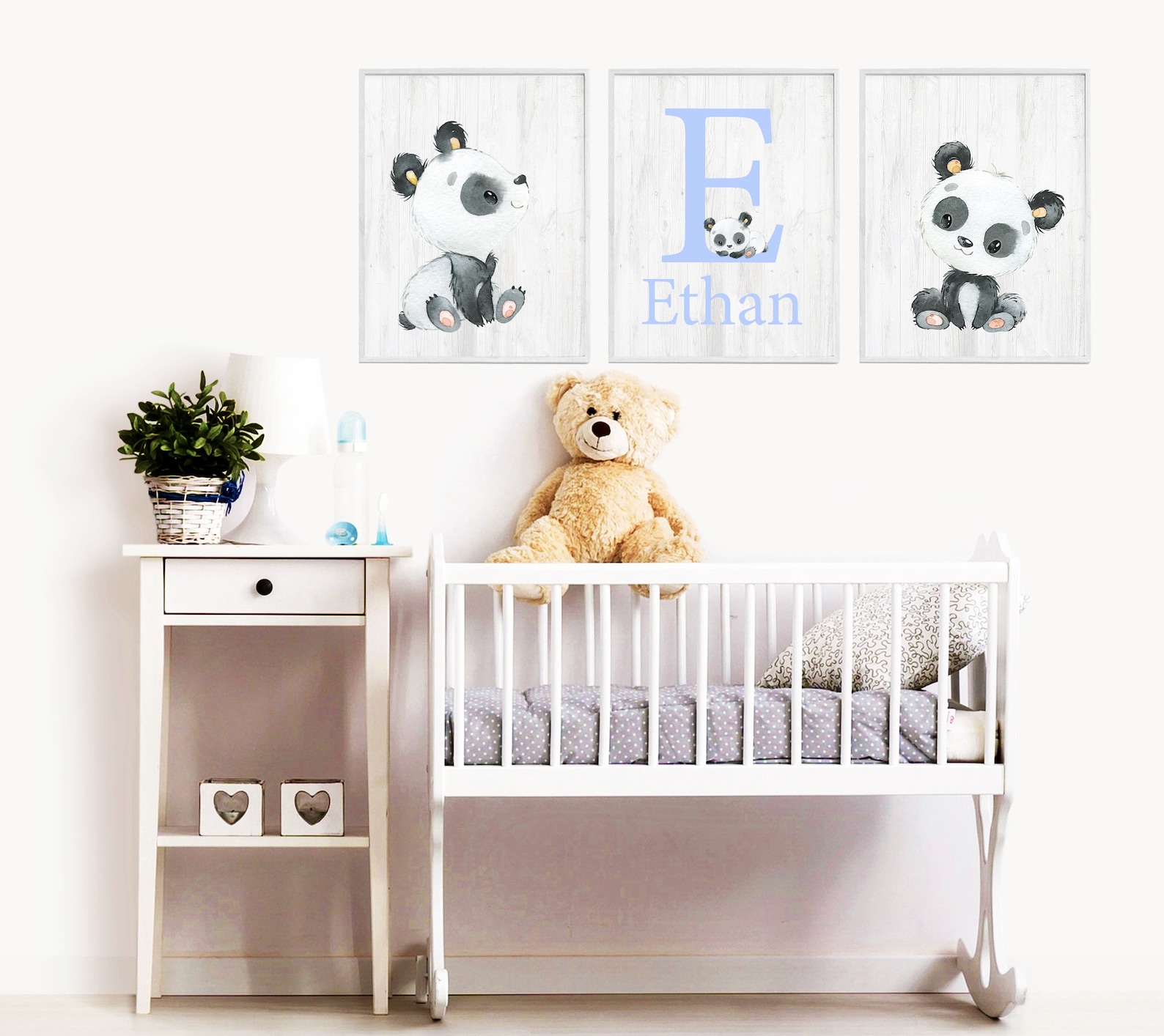 Baby nursery decor baby boy Nursery printCanvas Wall Decor Etsy