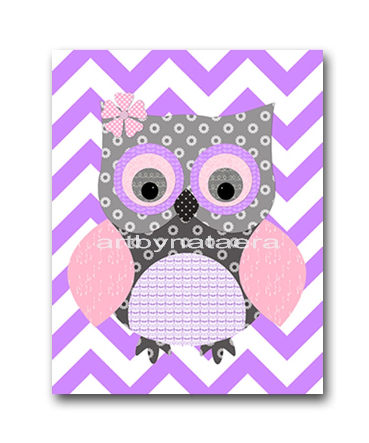 Owl Decor Owl Nursery Baby Girl Nursery Art Nursery Wall Art Etsy