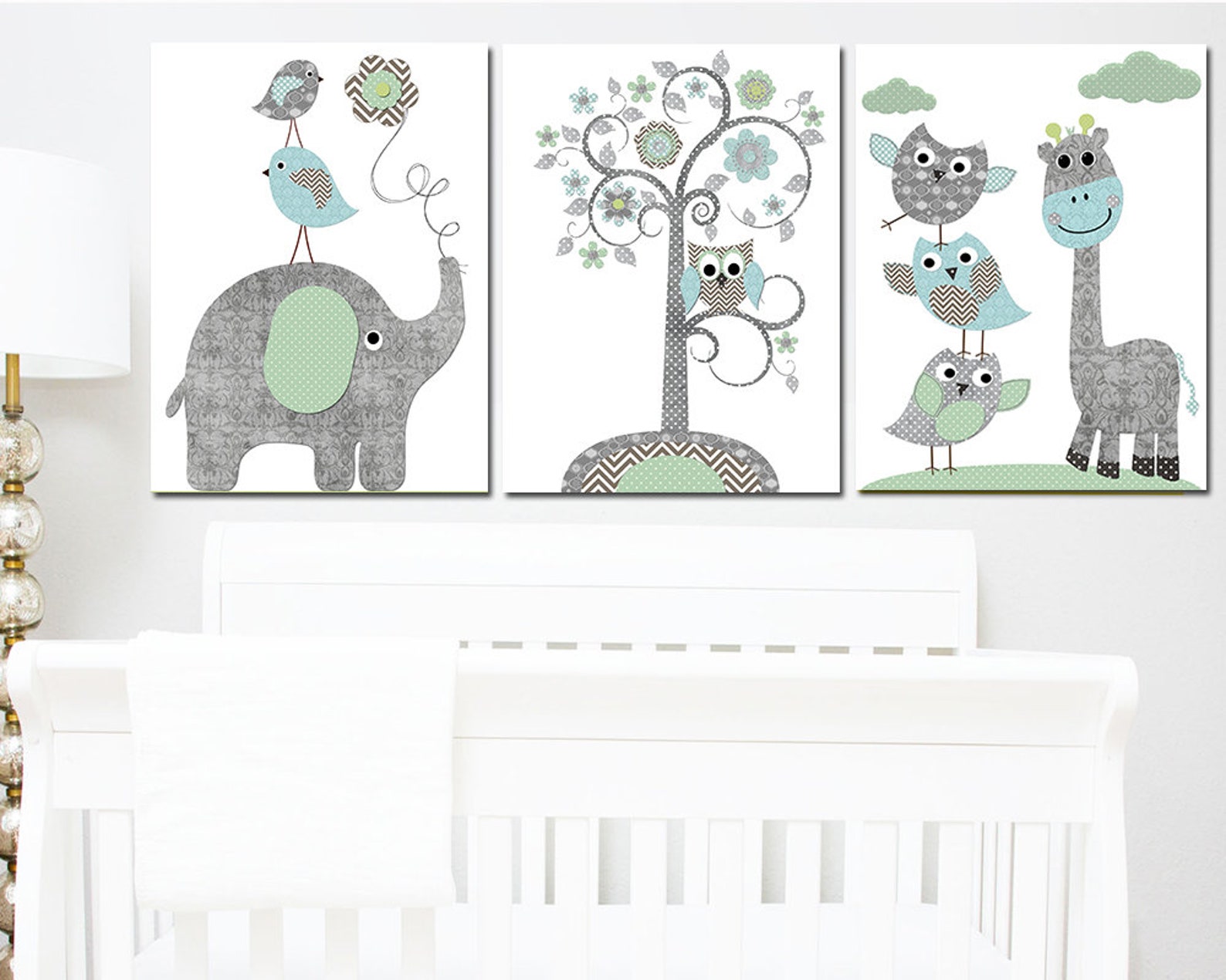 Baby Boy Nursery Art Print Nursery Wall Art Kids Wall Decor Etsy
