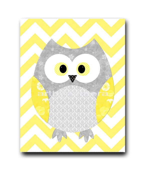 Owl Decor Kids Wall Art Baby Boy Nursery Decor Baby Nursery Etsy