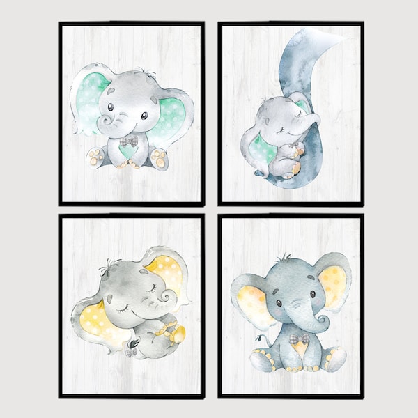 Mint Grey Yellow - Etsy
