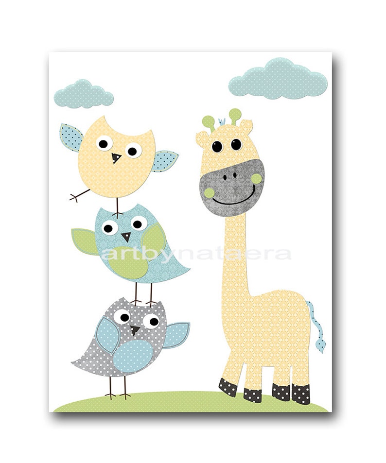 Childrens Art Kids Wall Art Baby Boy Room Decor Baby Boy Etsy