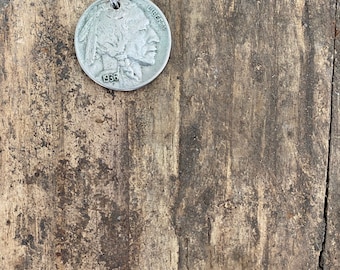 Buffalo Nickel Coin Necklace