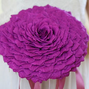 bouquet da sposa paper glamelia giant flower wedding bouquet di fiori di carta carta damigelle d'onore blossom rose bouquet da sposa damigelle d'onore bouquet