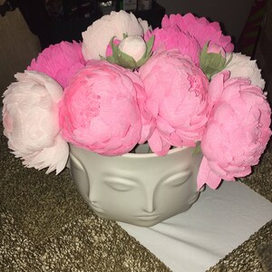 paper flowers decor paper flower peony image 10