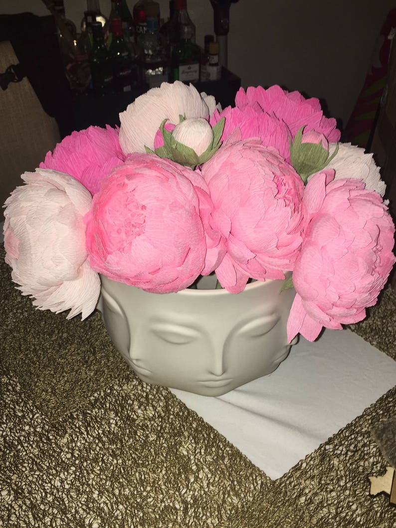 paper flowers decor paper flower peony image 10