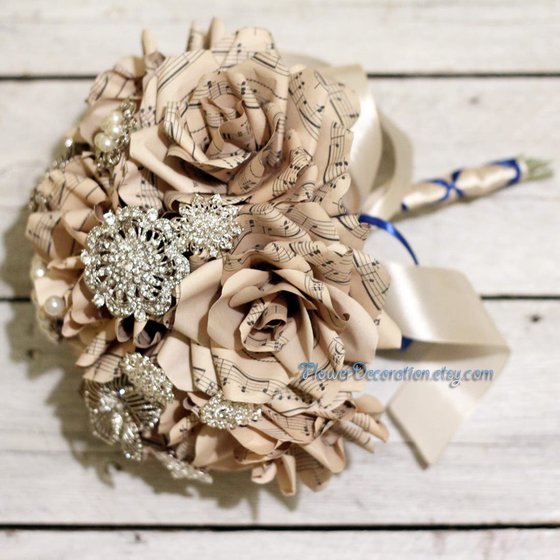 Custom book paper flower bouquet Etsy