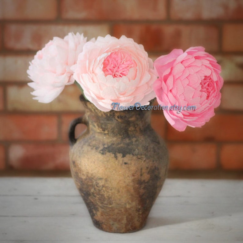 paper flowers decor paper flower peony image 2