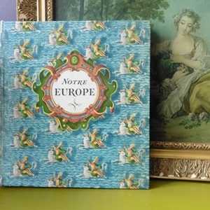 French Vintage Decorative Book OUR EUROPE, Textbook, School book, Child, Guide, Culture, European, Manual, History book, Geography, France image 2