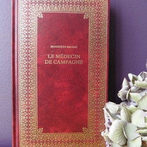 French Vintage Book The Country Doctor by Balzac, Book, Old, Literature, Author, France, Vintage, Novel, Poetry, Fiction, French, Realism