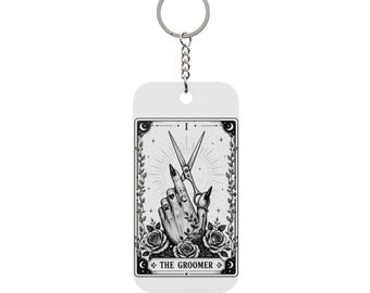 The Groomer tarot Keychain Charm